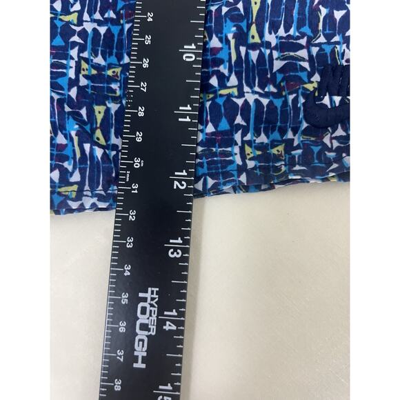 Nike Vintage Women Running Athletic Shorts Sz S Abstract Key pocket white liner - Picture 5 of 6